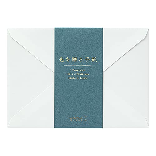 気分や情景を色に込めて贈る手紙 開くと内側に色が見えるさりげないデザイン 【本体サイズ】H114*W162mm 【入り数】8枚入