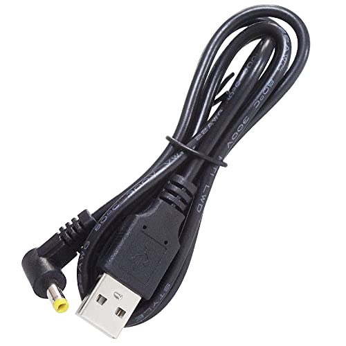 【DCプラグ】外径:4.0mm/内径:1.7mm/長さ:10mm/極性:センタープラス 【コード】長さ:約1m 5V/2A対応