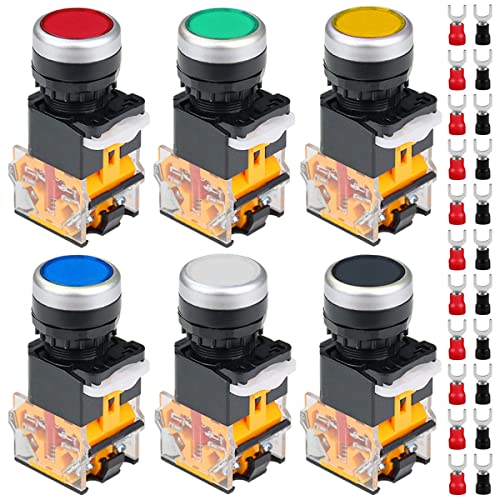 *【パラメーター】定格電圧：12V。 レート電流: 10A; カラー：レッド/ブルー/グリーン/ホワイト/イエロー; 電気的寿命：30万回 *【素材】難燃性素材で作られており、安全で耐久性があり、配線