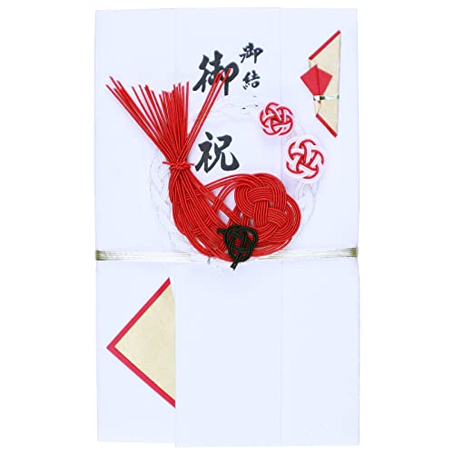 本体サイズ:約19.5*12*0.5cm 本体重量:約30g 素材・材質:紙 原産国:ベトナム 付属品:中袋、短冊(御結婚御祝・金寿・御祝・無地) 金額の目安:3万*5万円