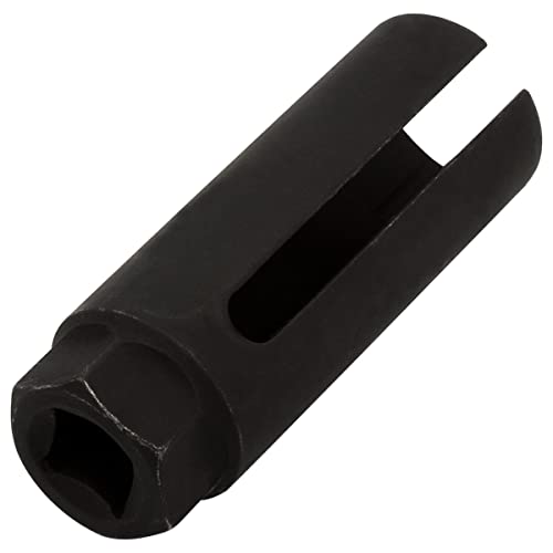 ブラック 差込角 1/2 スリット幅8mm 自動車のO2センサーを脱着する為の専用工具です。 商品セット内容：O2センサーソケット 1個 適合車種： 汎用 作業スペースがあれば、ほとんどのO2センサー