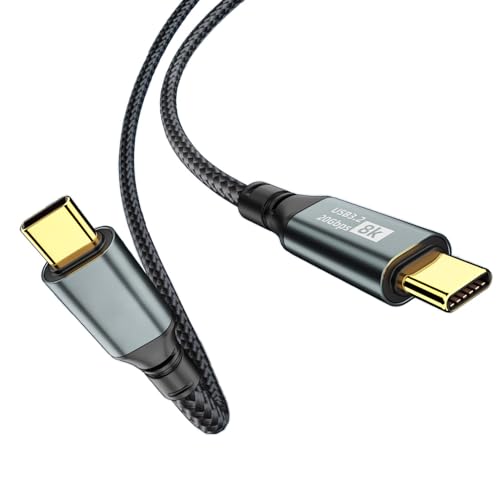 2M 【20Gbpsデータ転送 & 8K@60Hz高解像度】USB C to Cケーブルが最新のUSB3.2 Gen2技術を採用、理論的にデータ転送速度は最大20Gbpsまで達せます。HD映画