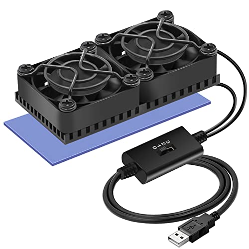 8×4cm 4cm USBファンが搭載されており、通常のヒートシンクより更なる放熱効果を得ており、熱暴走対策に最適です。また、USB冷却ファンが三段階風量調整ができ、静かに回転します。 W8*D4cm