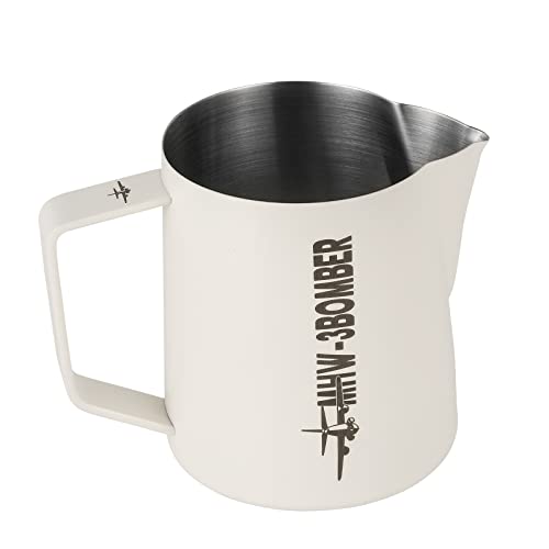 マットホワイト 容量:500ml 高品質ステンレス鋼304素材、錆びません。 外装はコーティングされているため、食器洗い機に入れることはお勧めしません。 革新的なワニ口タンク口デザインは、ミルクタンク