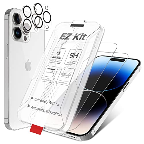 i Phone 14 Pro 【対応機種】i Phone 14 Pro に対応します。（セット内容：i Phone 14 Pro 用、液晶保護ガラスフィルム本体*2、カメラレンズ保護フィルム*２ 専用
