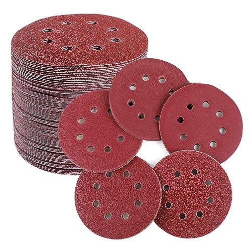 【セット内容】ランダムサンダー用ペーパー40枚セット；素材：アルミナ研磨材；直径：125mm/5インチ、粒度：8タイプ (#40#60#80#100#120#150#180#240) 【材質】植？砂？