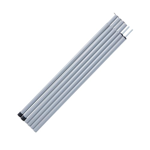 グレー 【サイズ】組立時：約 Φ1.6cm*有効長150.5cm（3本連結 ※先端部分含む） / 収納時：約 57.5cm*11cm / 素材：スチール 【セット内容】2本セット。先端ポール：Φ1.6
