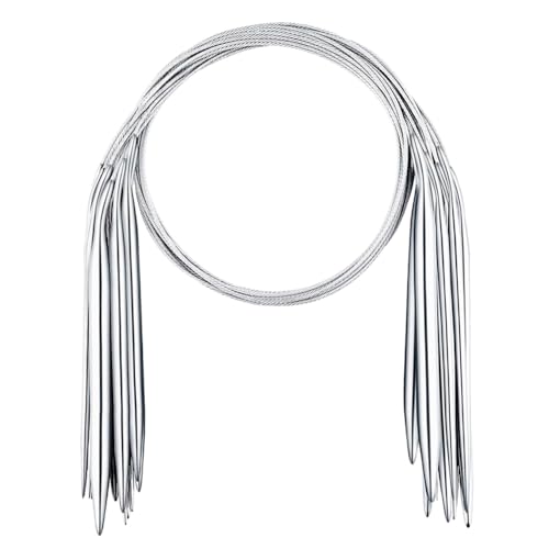 【セット内容】8本セット 【サイズ】全長：80cm。【太さ】2mm、3mm、4mm、4.5mm、5mm、6mm、7mm、8mm。 【素材】ステンレス 【高品質素材】耐久性に優れたステンレス製の針は長期