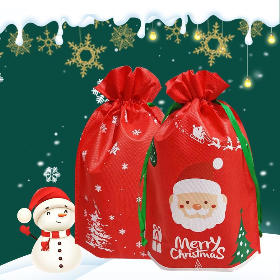 商品名:クリスマス特大袋、クリスマスの要素のデザインはユニークで魅力的、クリスマスの雰囲気にピッタリとしたプレゼント用のラッピングです。手描きイラスト、文字など、または刺繍でお名前が入れられて、大切な